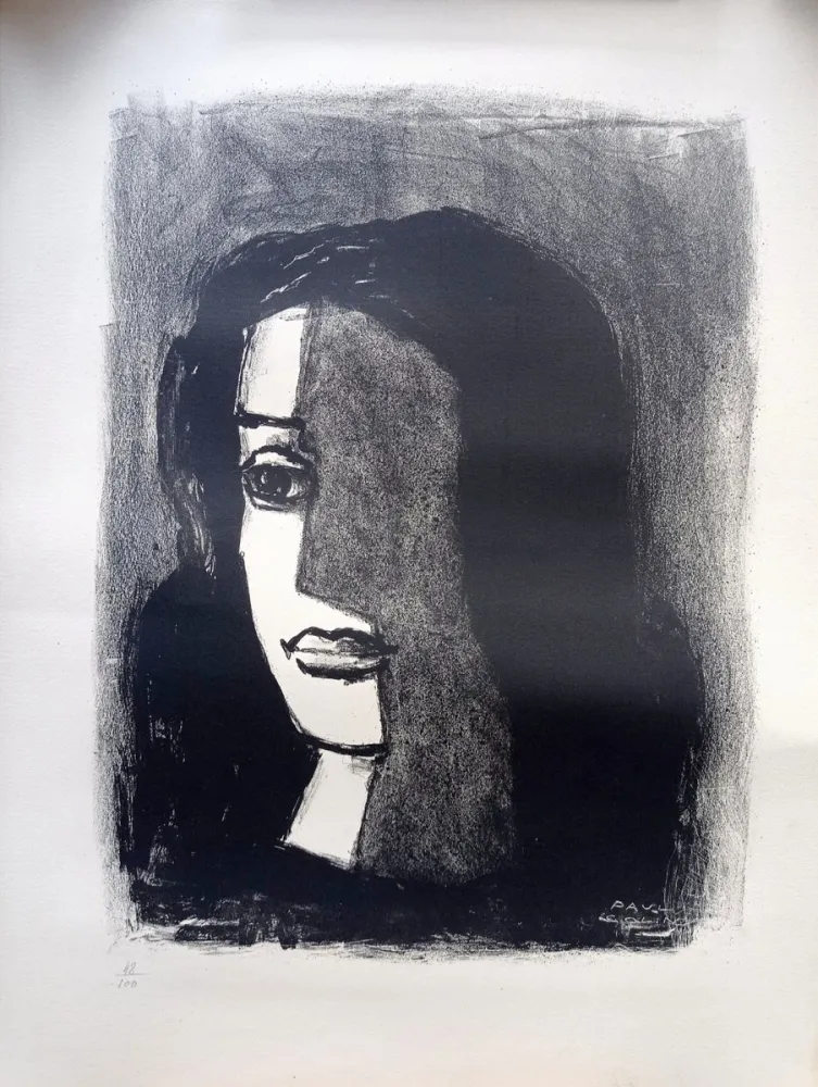 リトグラフ Colin - Rare Lithograph on Arches Paper, cca 50's