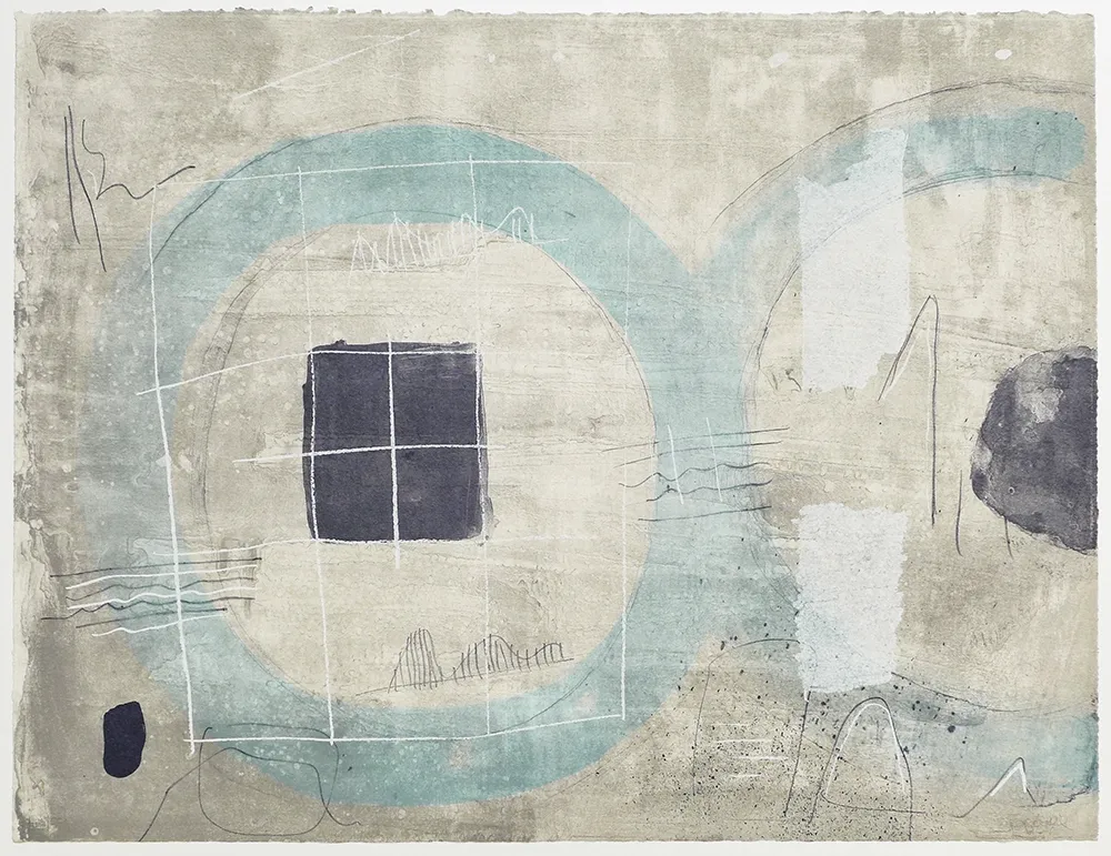 リトグラフ Coll - Cercle Blue