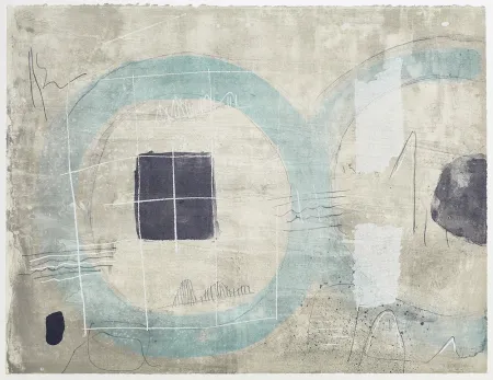 リトグラフ Coll - Cercle Blue