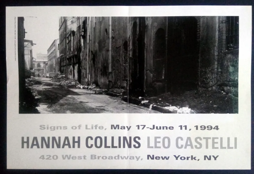 掲示 Collins - Signs of Life May 17- June 11 1994 Leo Castelli