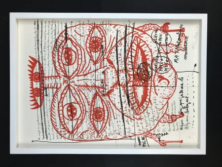 リトグラフ Combas - Feu №2