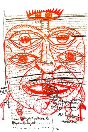 リトグラフ Combas - Feu №2