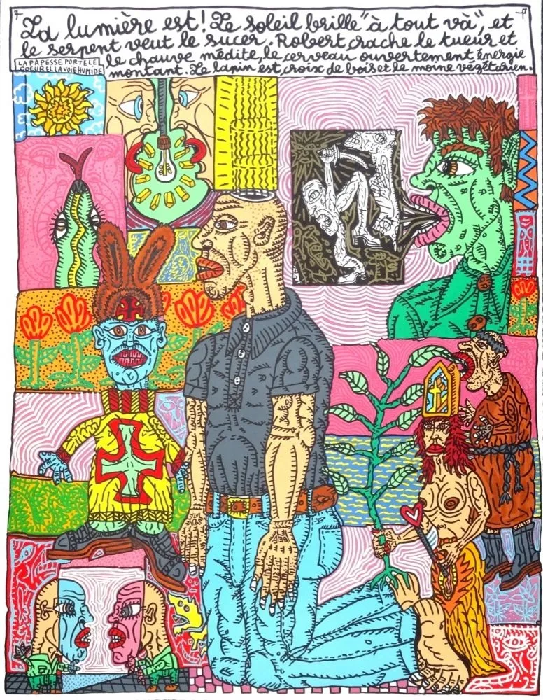 リトグラフ Combas - La lumière est !