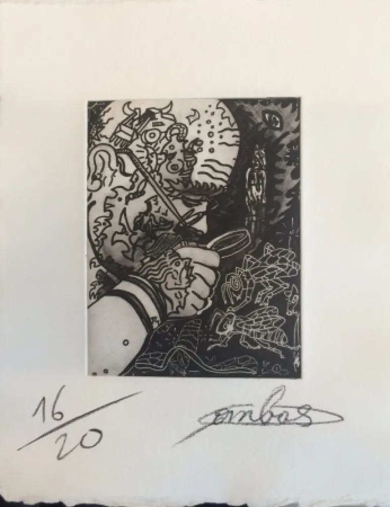 エッチングと　アクチアント Combas - La sagesse des abeilles