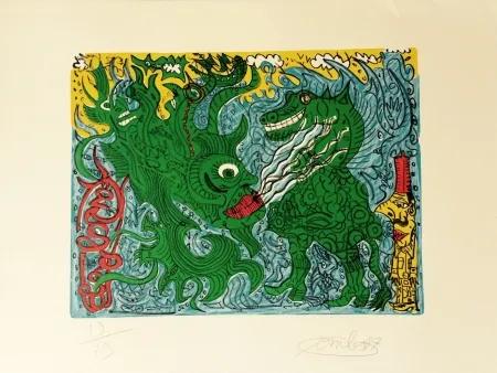 リトグラフ Combas - Sans titre, 1997