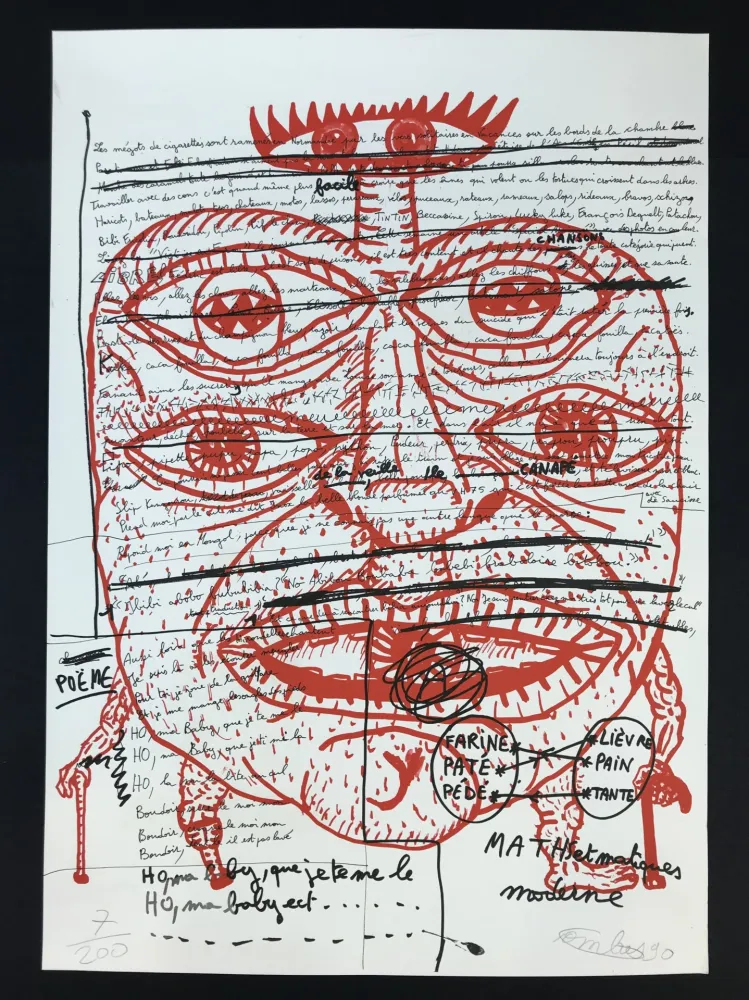 リトグラフ Combas - Untitled