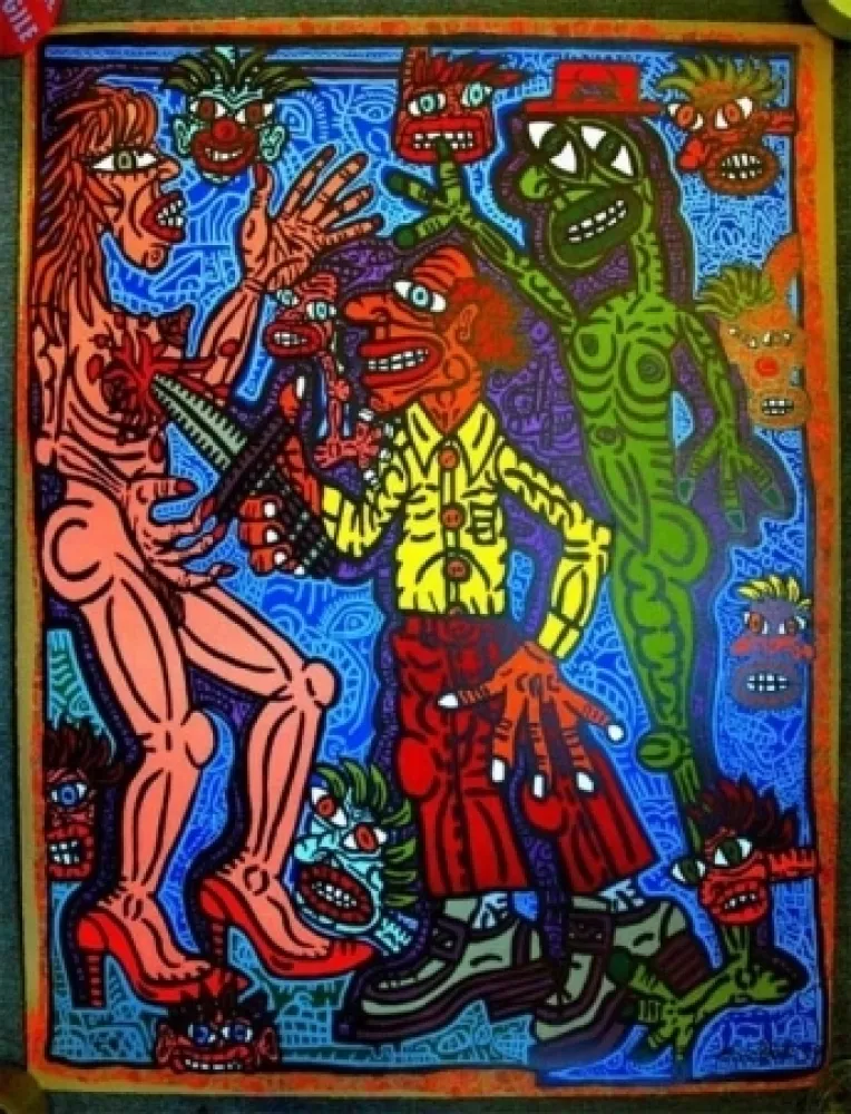 リトグラフ Combas - Untitled