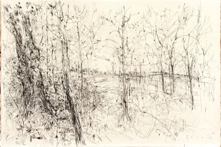 エッチング Commère - A la lisière des bois