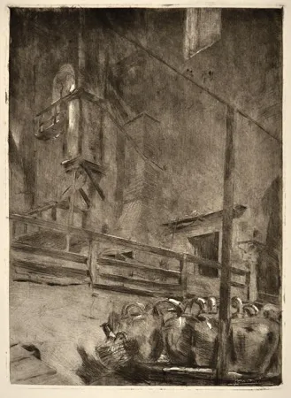 エッチング Conconi - LA CASA DEL MAGO (THE HOUSE OF THE MAGICIAN)