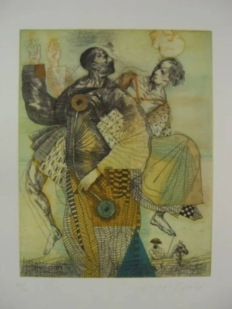 エッチング Condé - AMANECER DEL CABALLISTA