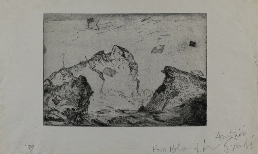 彫版 Condé - Für Seghers