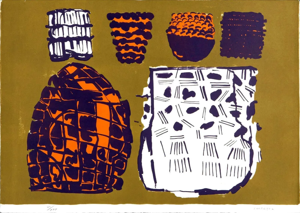 リトグラフ Consagra - Composizione