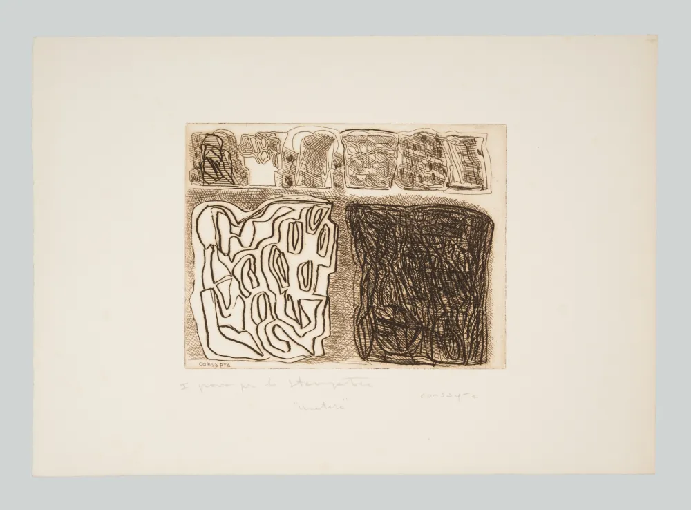 彫版 Consagra - Matera