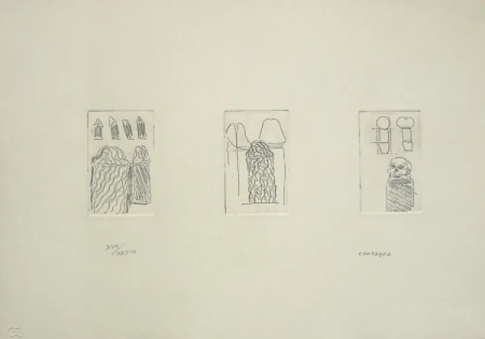 彫版 Consagra - Senza titolo