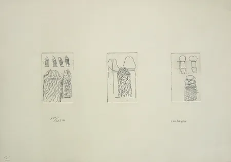 彫版 Consagra - Senza titolo