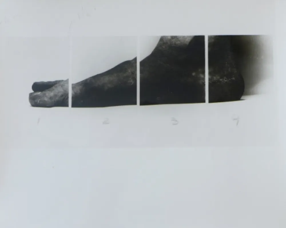 写真 Coplans - Selfportrait feet four panels