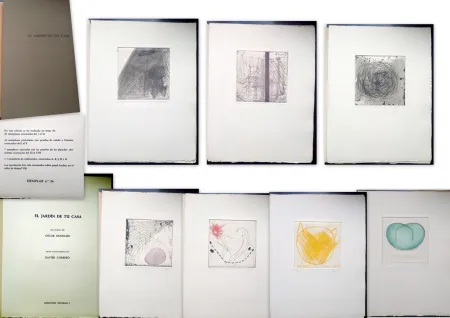 挿絵入り本 Corbero - Libro de Artista - El jardín de tu casa