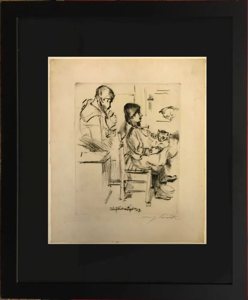 エッチング Corinth - Bei der Toilette