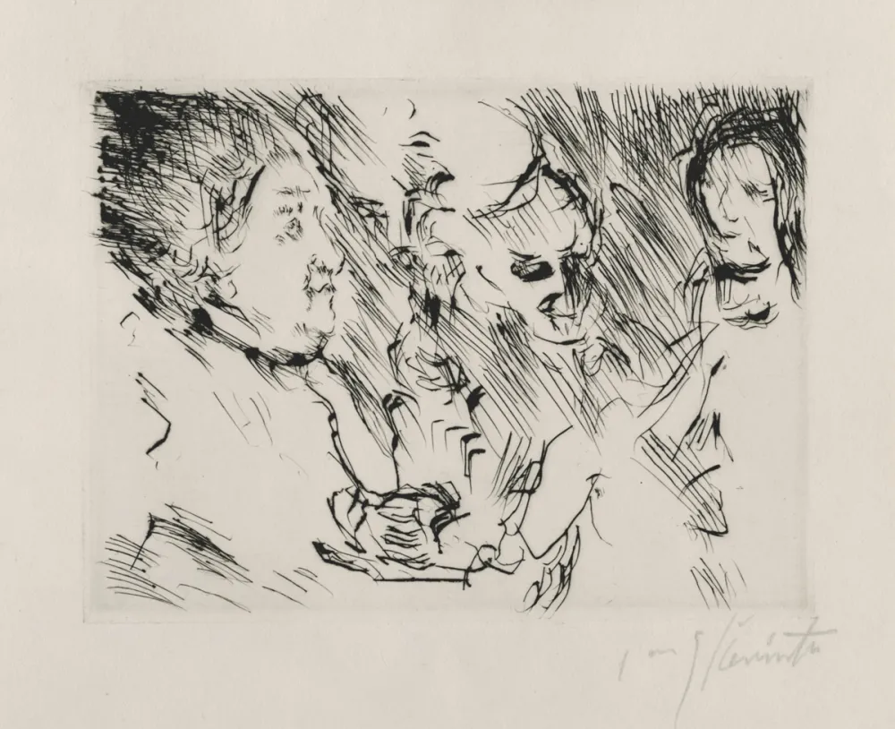 ポイントーセッシュ Corinth - Drei Personen am Tisch