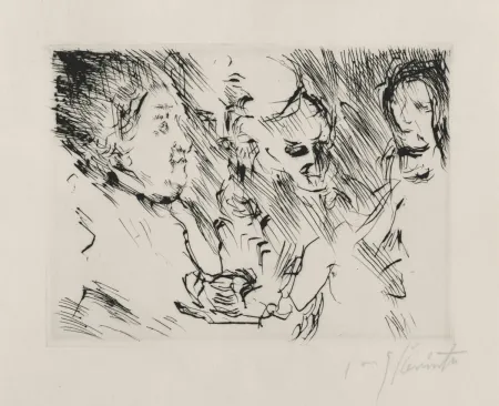 ポイントーセッシュ Corinth - Drei Personen am Tisch