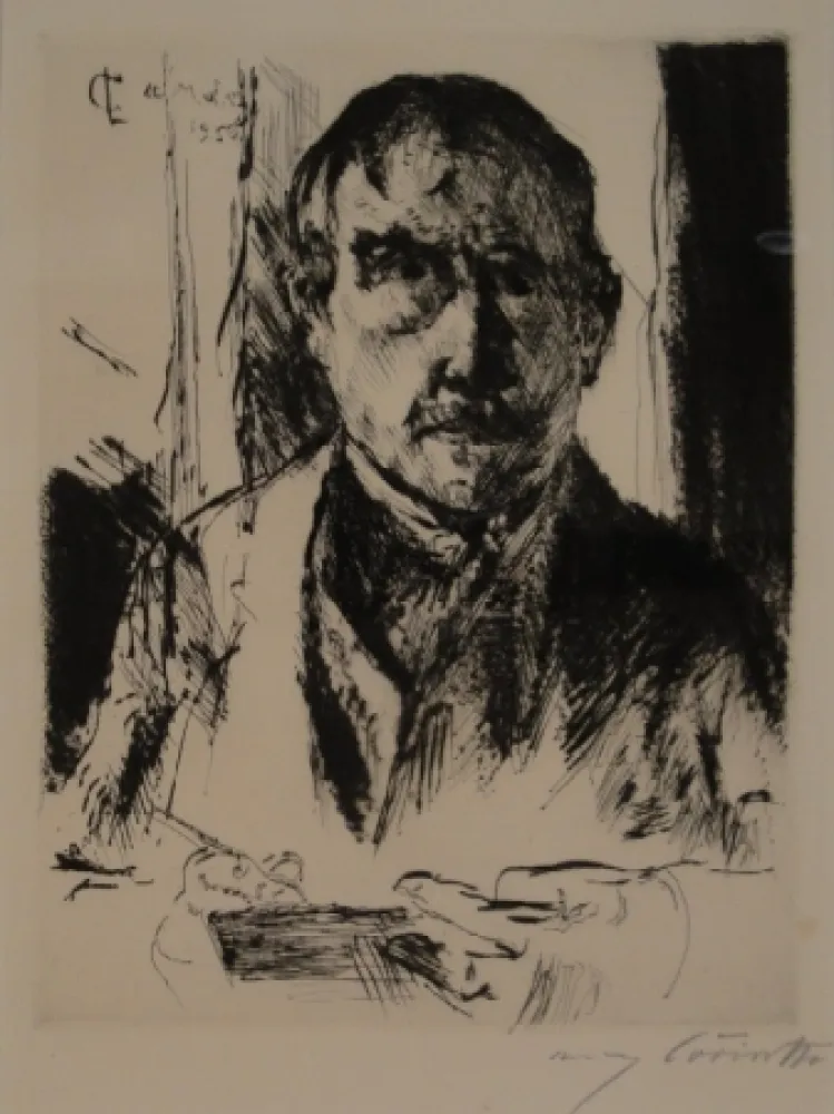 エッチング Corinth - Selbstbildnis