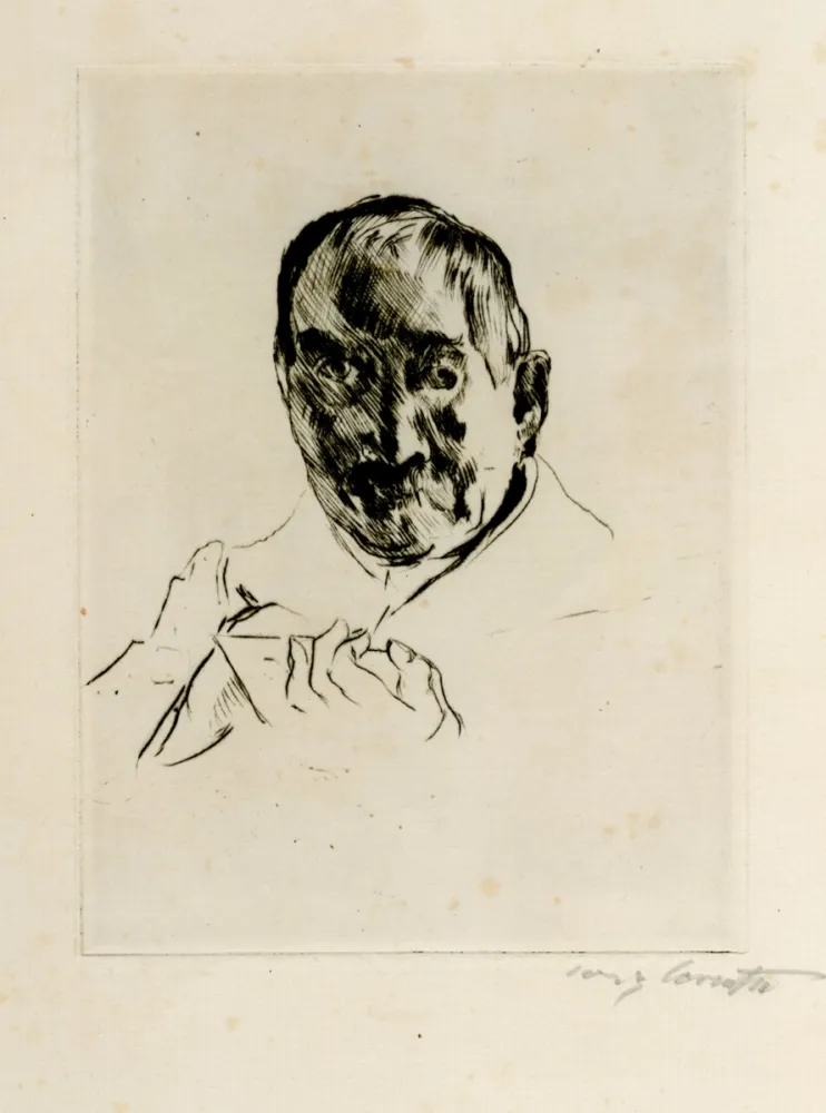 エッチング Corinth - Selbstbildnis