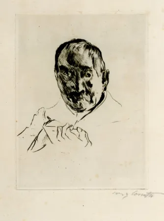 エッチング Corinth - Selbstbildnis