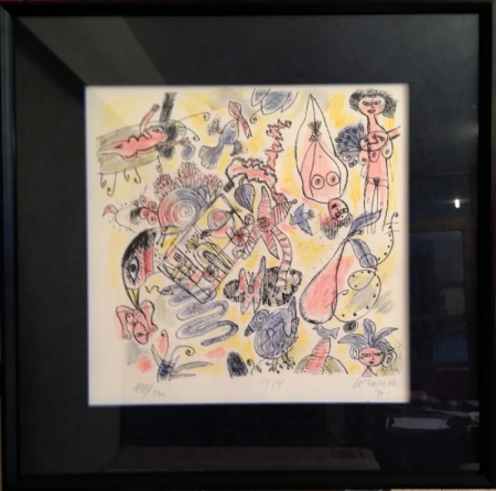 リトグラフ Corneille - 1974