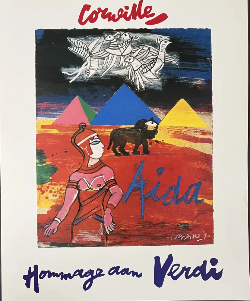 オフセット Corneille - Affiche Aïda, Hommage à Verdi