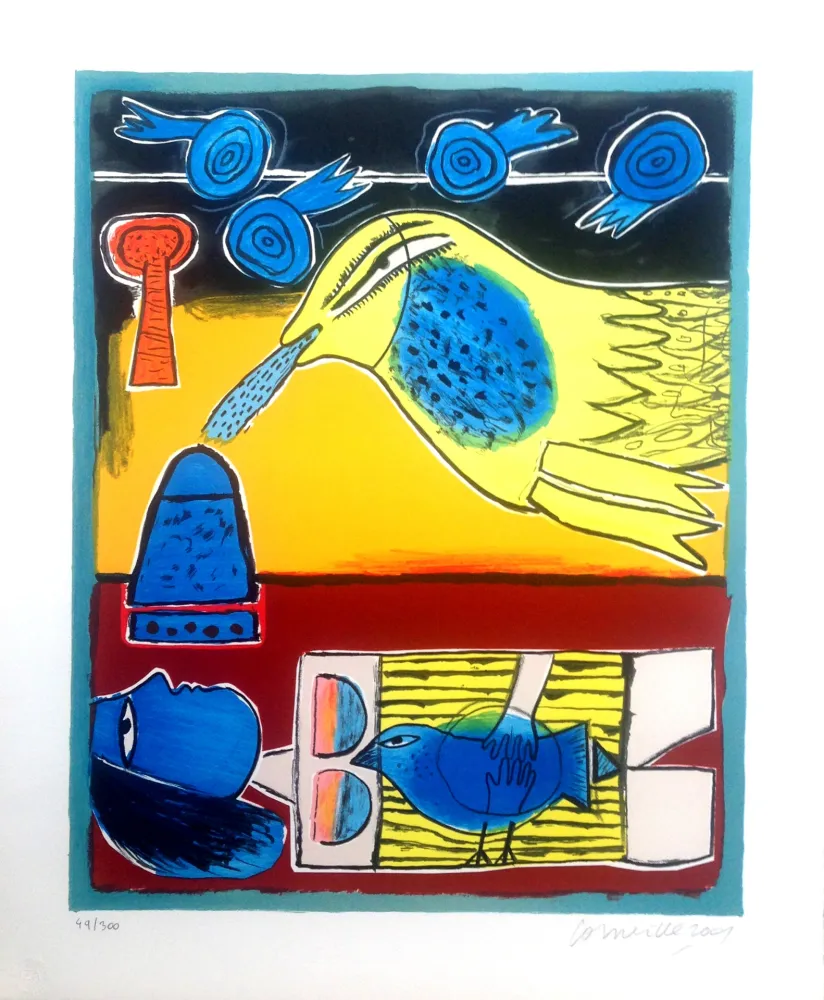 リトグラフ Corneille - Album 12 mois de l'année 