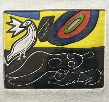 多数の Corneille - Aquagraure L'oiseau blanc, 1997
