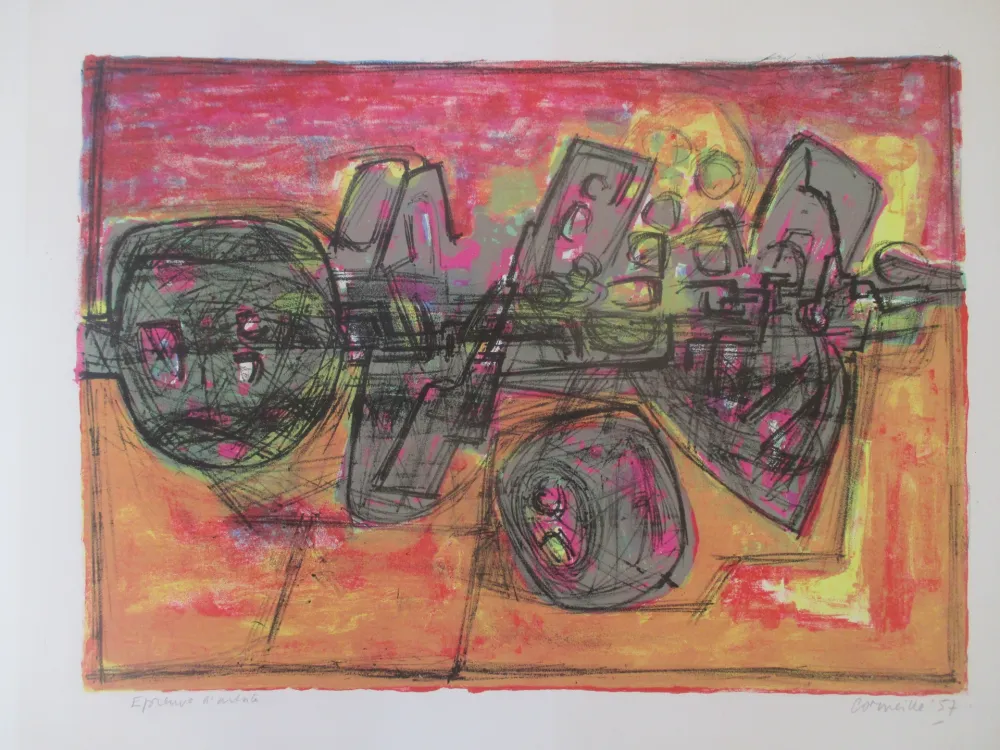 リトグラフ Corneille - Asmara