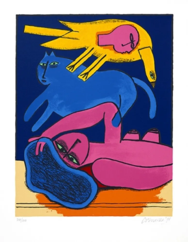 シルクスクリーン Corneille - Aurore