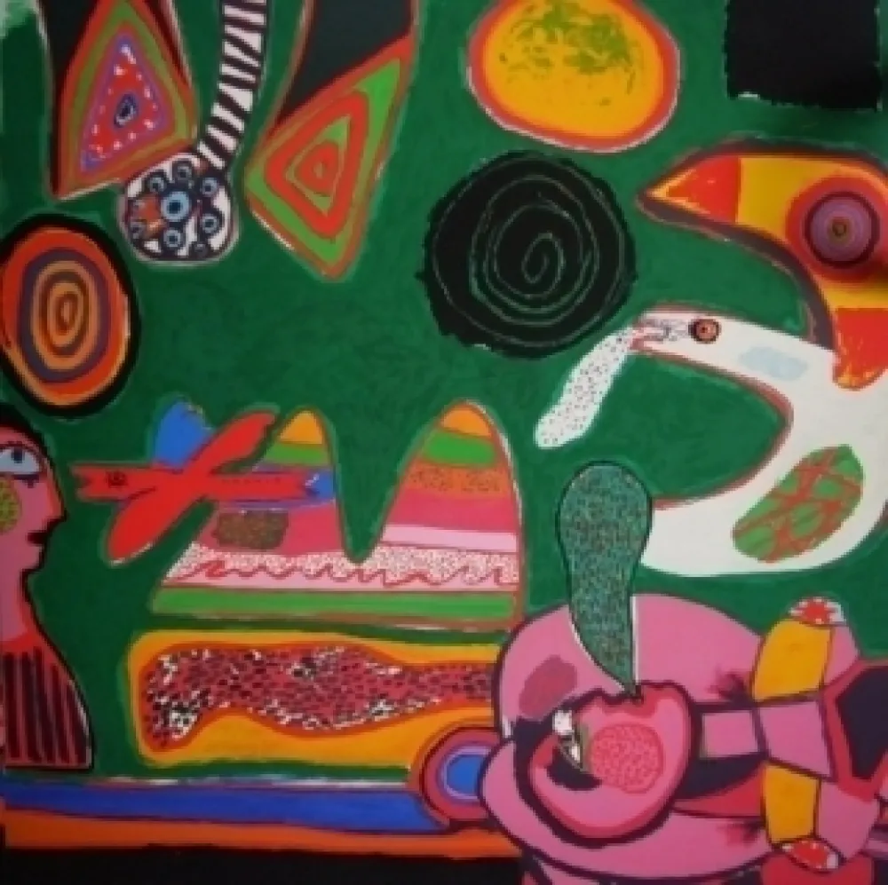 リトグラフ Corneille - Bain de Soleil