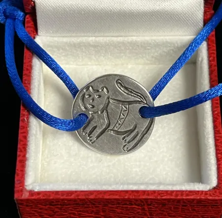 多数の Corneille - Bracelet Chat en Argent - Edition numérotée à 50 ex. Bijou d'artiste