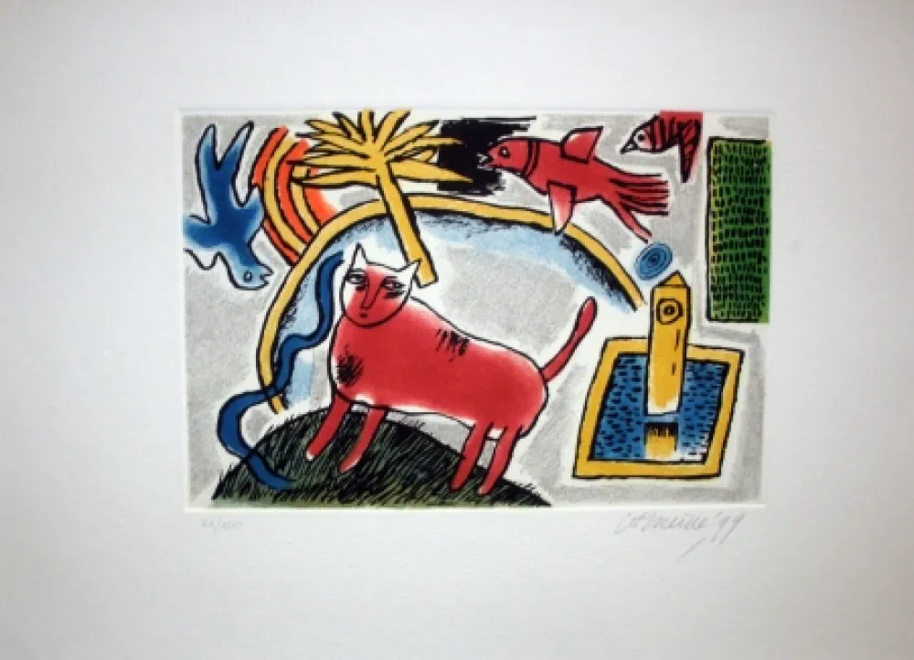 エッチング Corneille - Composizione 1