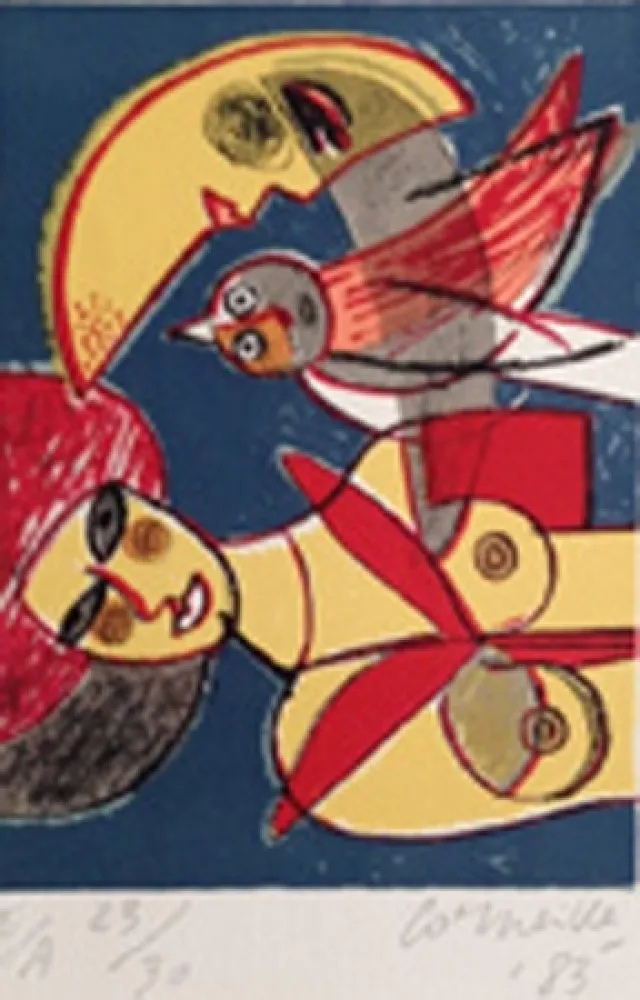 リトグラフ Corneille - Enchantement des jours 3