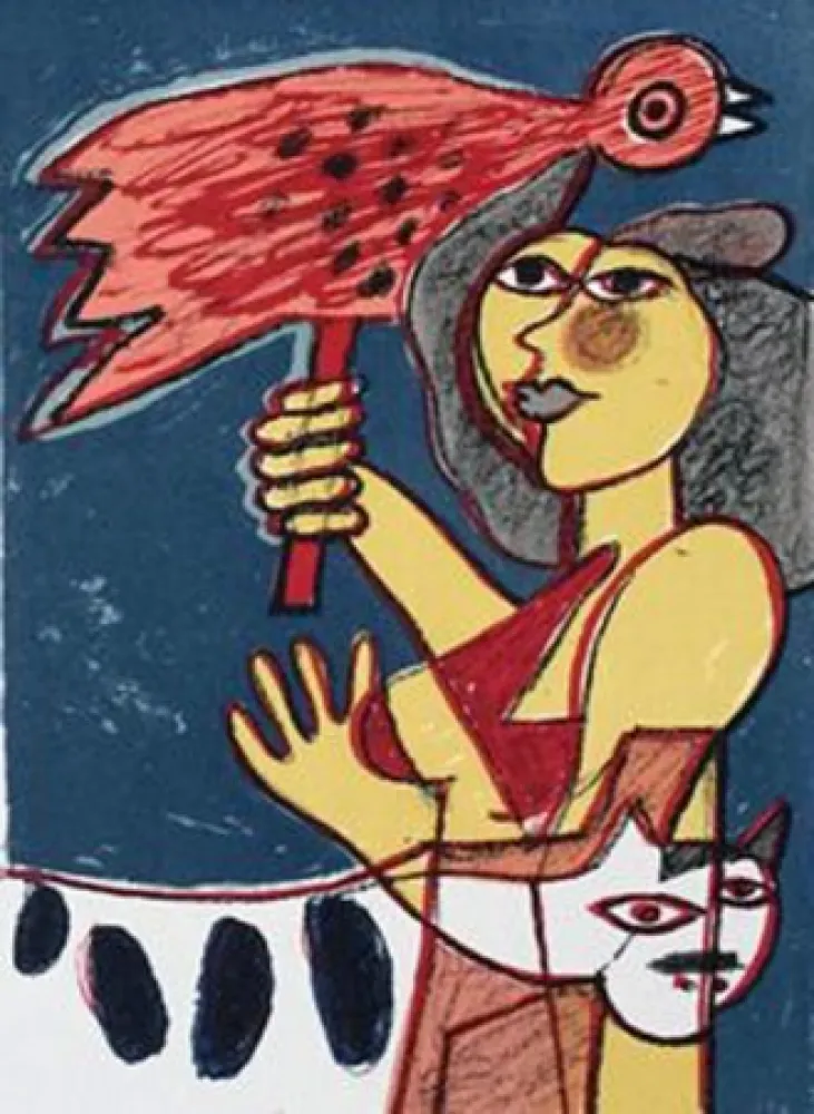 リトグラフ Corneille - Enchatement des jours 4