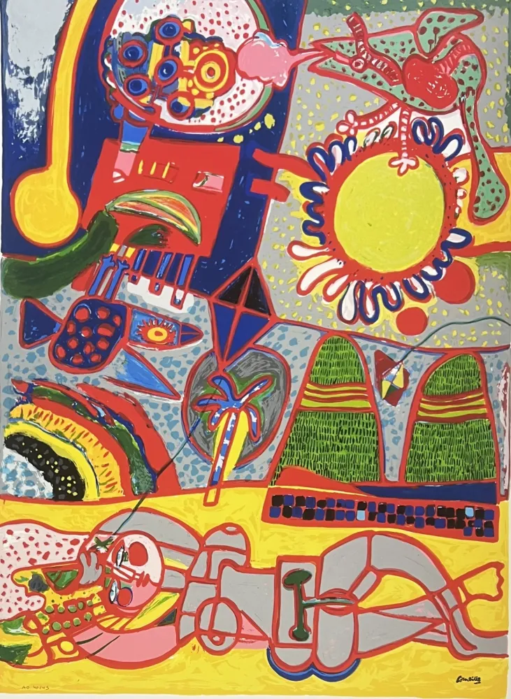 デジタル版画 Corneille - Féérie Brésilienne, 1996 - Tirage à 45 ex. 