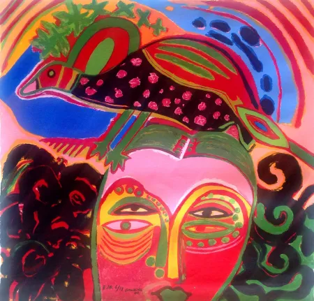 シルクスクリーン Corneille - Inconnu 