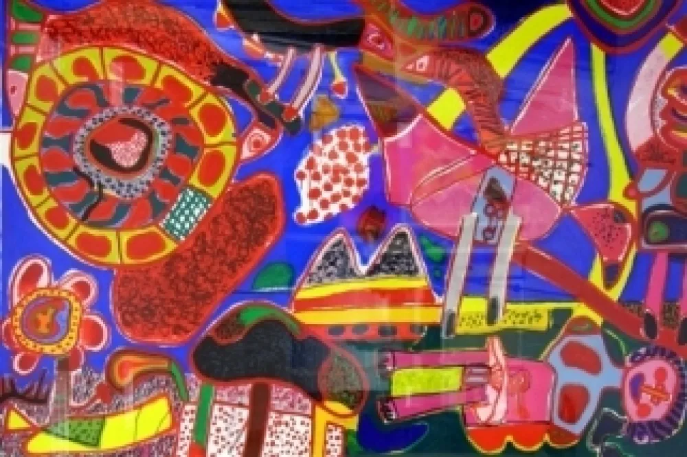 リトグラフ Corneille - Jardin des delices