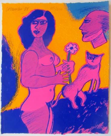 シルクスクリーン Corneille - La Sensualité du Sensible II