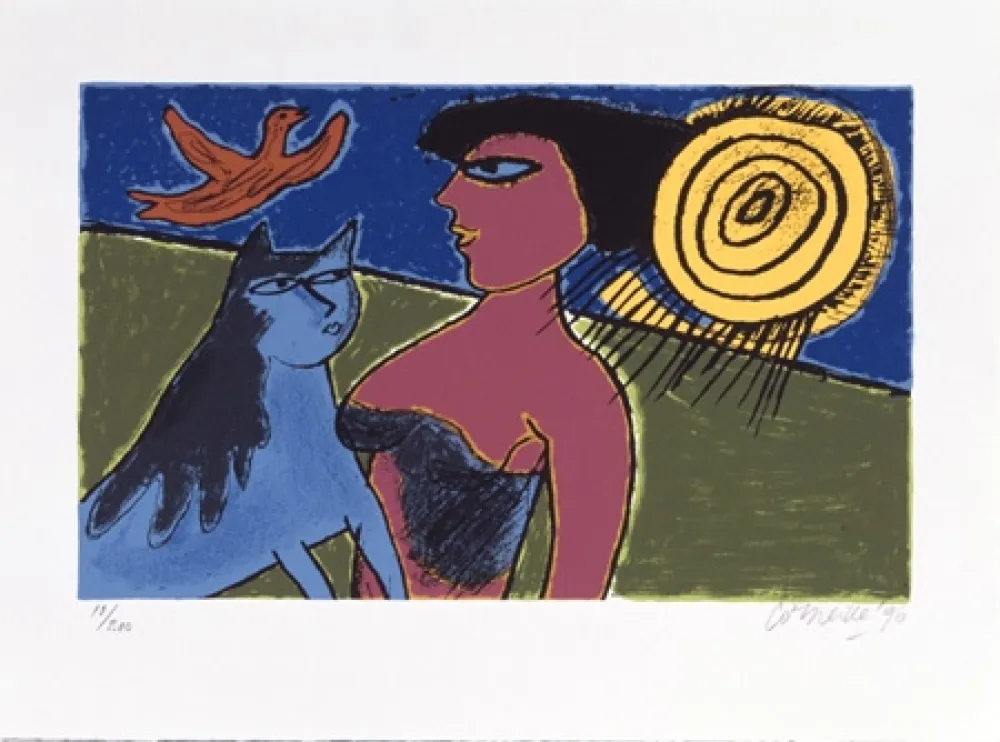 シルクスクリーン Corneille - L'amour au jour le jour 1