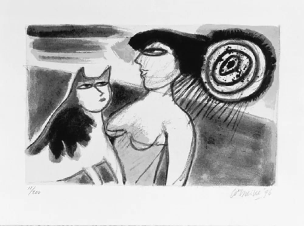 シルクスクリーン Corneille - L'amour au jour le jour 2