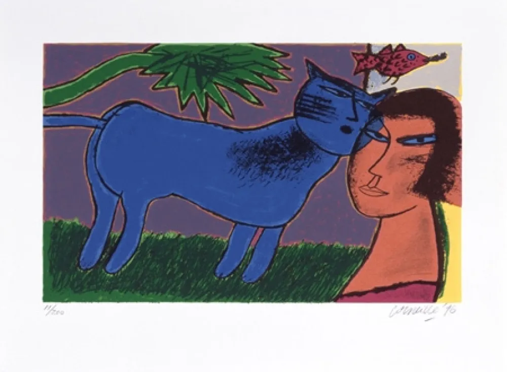 シルクスクリーン Corneille - L'amour au jour le jour 3