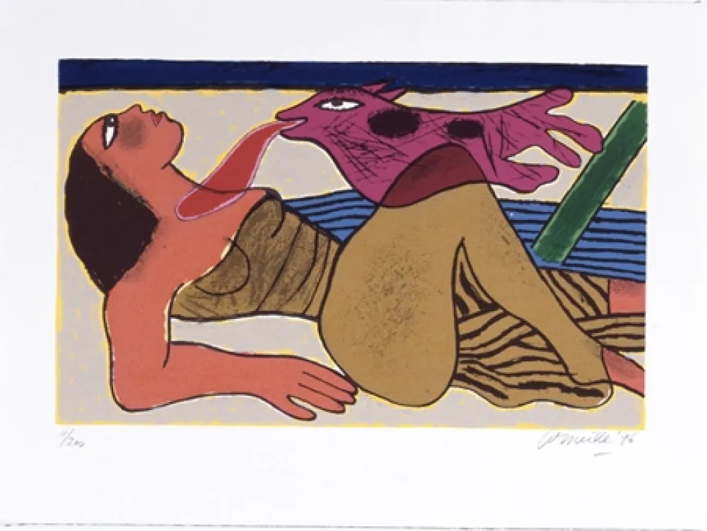 シルクスクリーン Corneille - L'amour au jour le jour 5