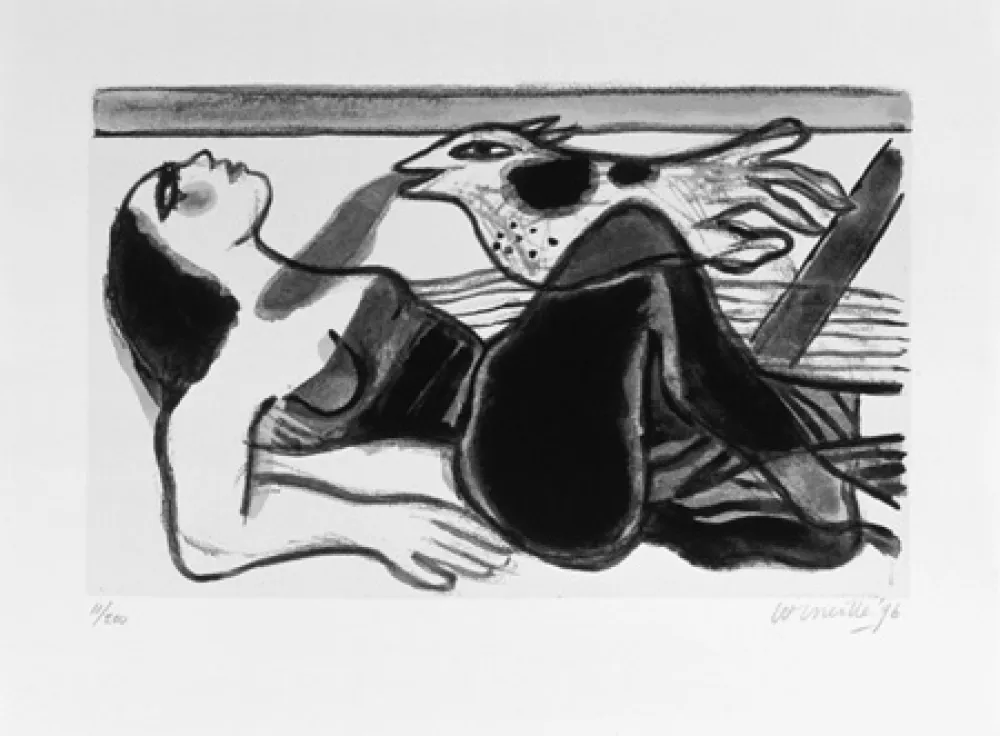 シルクスクリーン Corneille - L'amour au jour le jour 6