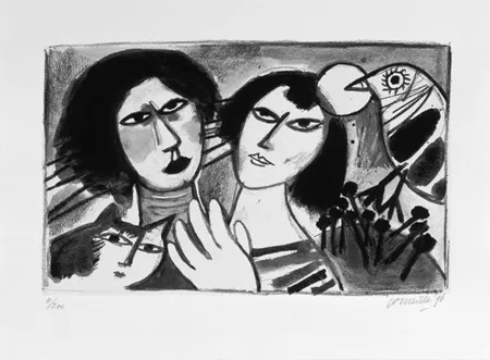 シルクスクリーン Corneille - L'amour au jour le jour 8