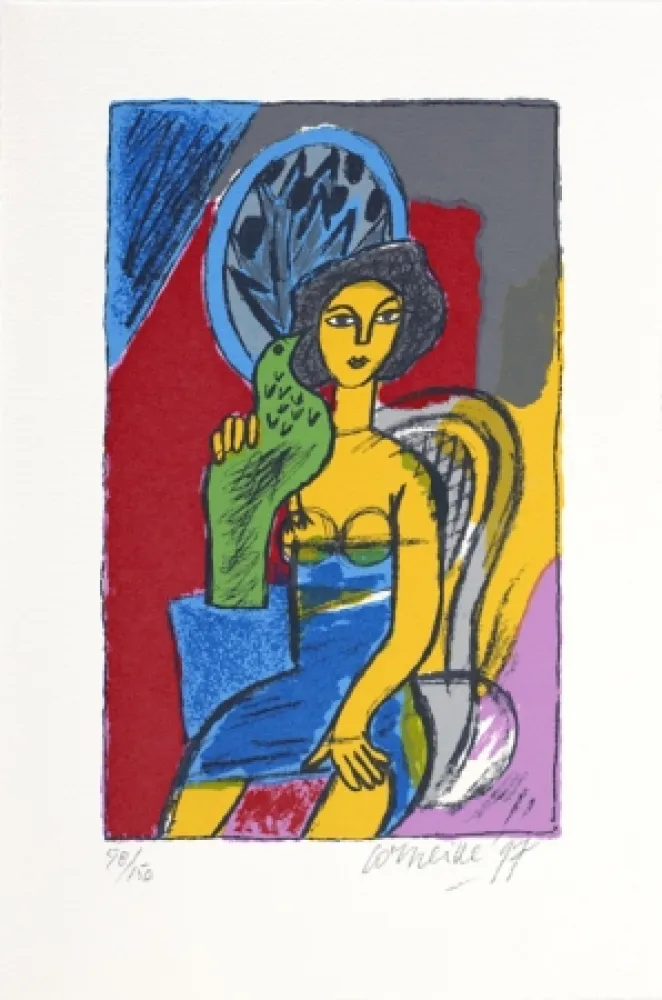 シルクスクリーン Corneille - L'amour au jour le jour II