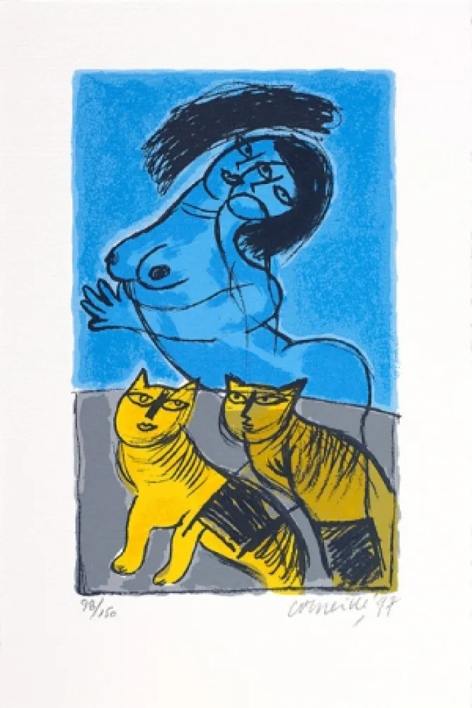 シルクスクリーン Corneille - L'amour au jour le jour II